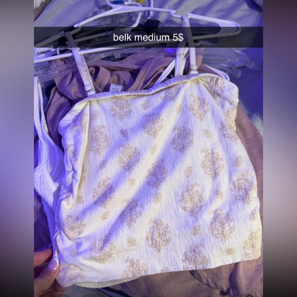 bell crop top medium
